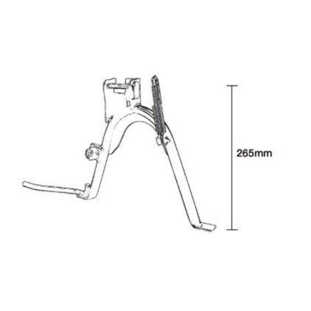 Caballete central completo BUZZETTI - motoscamaralweb.com