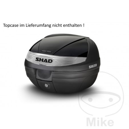 Tapa Baúl SH29 Negro Metal | Shad | Motos Camaral
