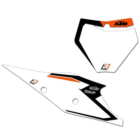 Kit adhesivos portanúmeros Blackbird Dream 4 KTM SX/SX-F 19 - motoscamaralweb.com