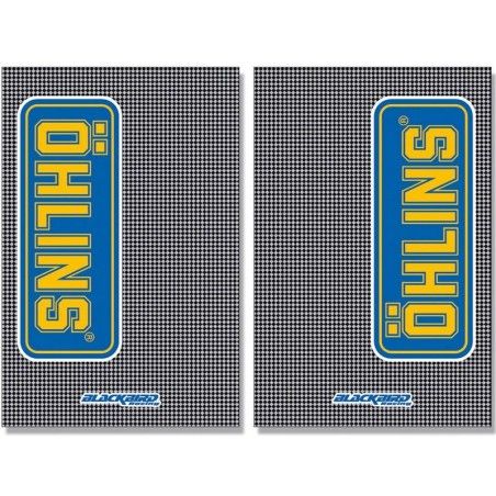 Adhesivos de horquilla Blackbird look carbono Ohlins 5015O - motoscamaralweb.com