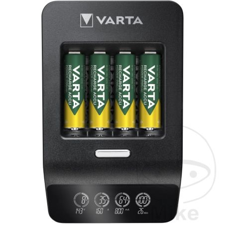 Cargador de Baterías LCD Ultra FA con 4 Pilas AA | Motos Camaral