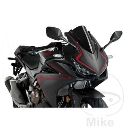 Cúpula Racing Puig Negra | Parabrisas Moto | Motos Camaral
