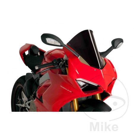 Cúpula Racing Puig Negra | Parabrisas Moto | Motos Camaral
