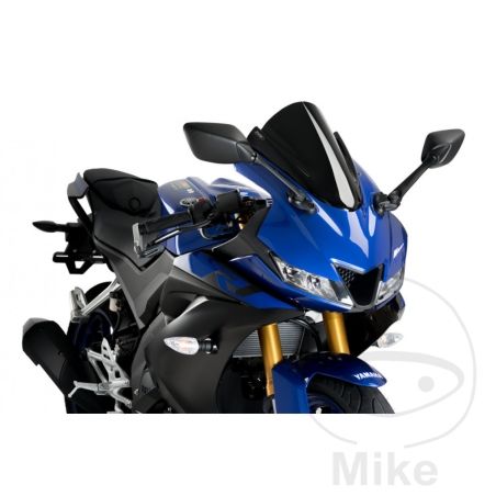 Cúpula Racing Puig Negra | Parabrisas Moto | Motos Camaral