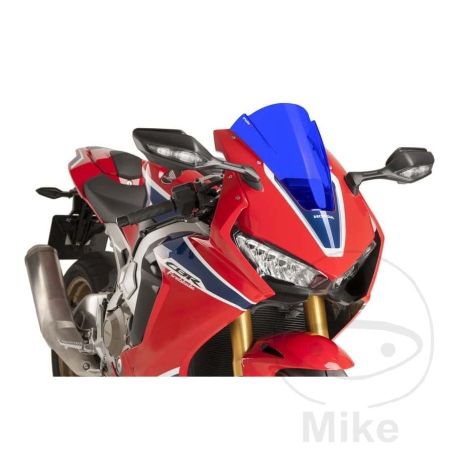 Cúpula Racing Puig Azul | Parabrisas Moto | Motos Camaral