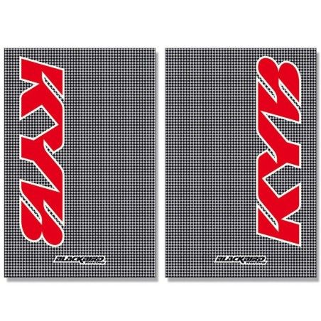 Adhesivos de horquilla Blackbird look carbono Kayaba 5015K - motoscamaralweb.com