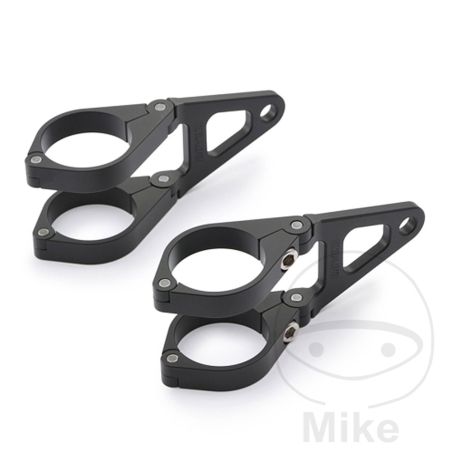 Soporte Faro Daytona 39 mm Corto Aluminio Negro | Motos Camaral