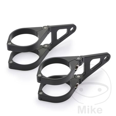 Soporte Faro Daytona 49 mm Corto Alu Negro | Motos Camaral