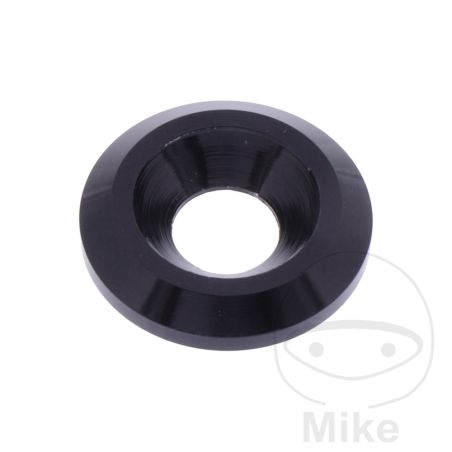 Arandela Lisa Fresada JMP Bolt M6 Aluminio Negro | Motos Camaral