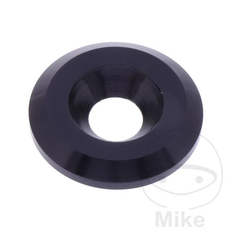 Arandela Lisa Fresada JMP Bolt M6 Aluminio Negro | Motos Camaral