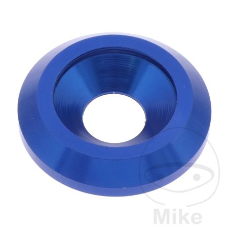 Arandela Lisa Fresada JMP Bolt M8 Aluminio Azul | Motos Camaral
