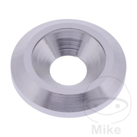Arandela Lisa Fresada JMP Bolt M8 Aluminio Plata | Motos Camaral