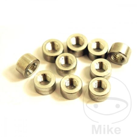 Espaciador JMP Bolt M6 10.5 x 6 mm Aluminio | Motos Camaral