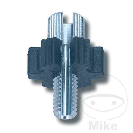 Tornillo Tensor de Cable Ranurado Domino M6x1mm | Motos Camaral
