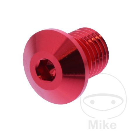 Tapa Tornillo Retrovisor Daytona M10x1.25 Rojo Derecho | Motos Camaral