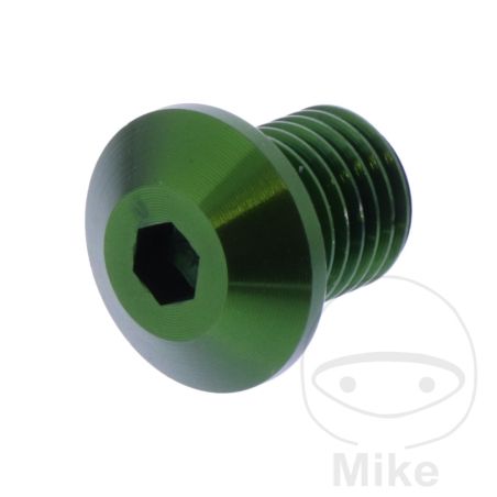 Tapa Tornillo Retrovisor Daytona M10x1.25 Verde Izquierda | Motos Camaral