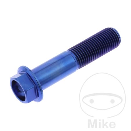 Tornillo Hexagonal JMP M12 x 1.25 mm 55 mm Titan Azul | Motos Camaral