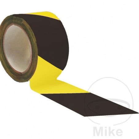 Cinta de Marcación 66m x 60mm Amarillo/Negro | Motos Camaral