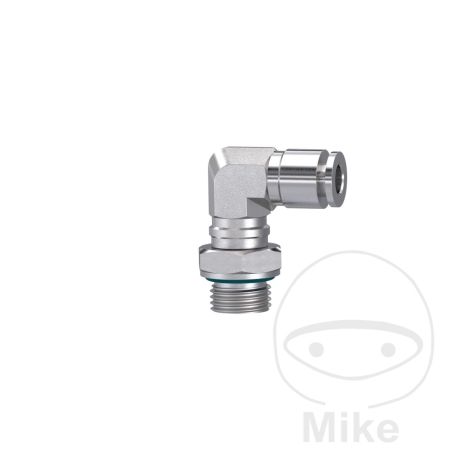 Conector Angular 8mm G 1/8 Inox Texa | Motos Camaral