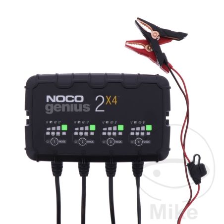 Cargador de Batería Genius 2x4 6/12V 4x2A | Noco | Motos Camaral