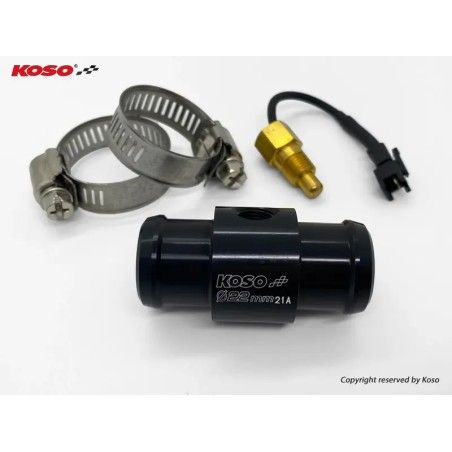 Adaptador para sensor temperatura de agua KOSO Ø22mm BG022B00 - motoscamaralweb.com