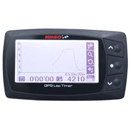 Marcador lap timer GPS KOSO - motoscamaralweb.com