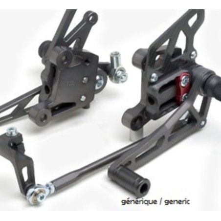 Estriberas retrasadas LSL Multi posición 2-Slide YZF-R1M Racing - motoscamaralweb.com