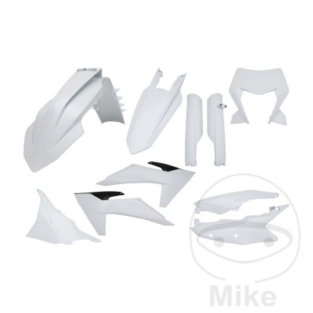 Kit de Plásticos Completo Blanco Enduro y Cross | Motos Camaral