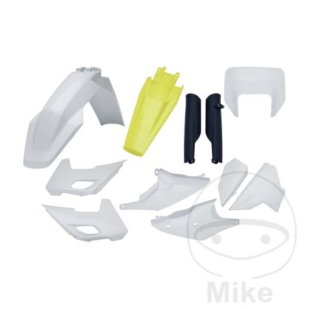 Kit Plásticos Completo Blanco/Azul/Amarillo | Motos Camaral