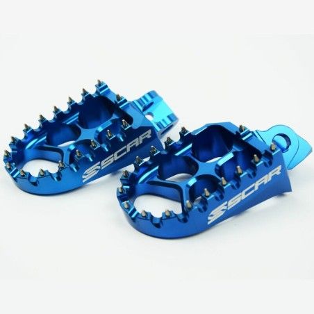 Estriberas SCAR EVO azul - motoscamaralweb.com