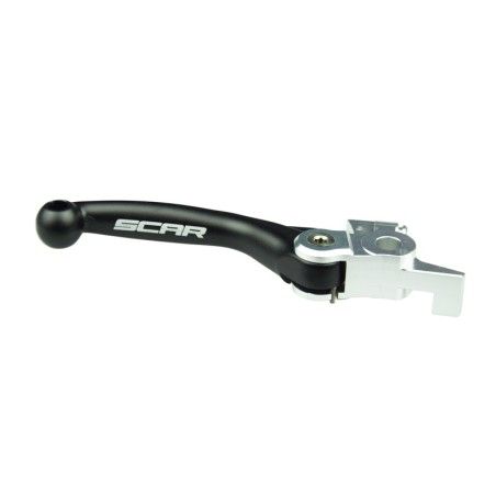 Maneta de freno SCAR FLEX plegable negro - motoscamaralweb.com