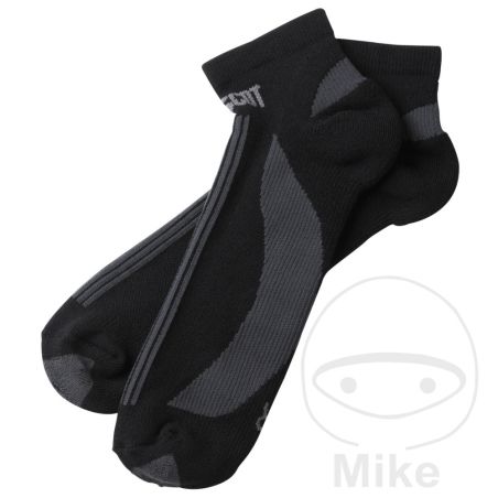Calcetines Cortos MCT Talla 44/48 Negro/Antracita | Motos Camaral