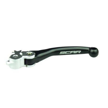 Maneta de embrague SCAR plegable negro - motoscamaralweb.com