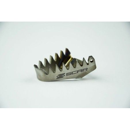 Puntera de titanio pedal de freno SCAR - motoscamaralweb.com