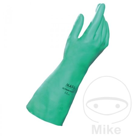 Guantes de trabajo 492 Nitrilo Verde Talla 9 | Motos Camaral