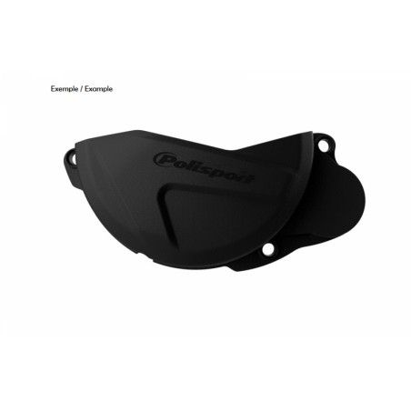 Protector tapa de embrague Polisport Honda negro 8462800001 - motoscamaralweb.com