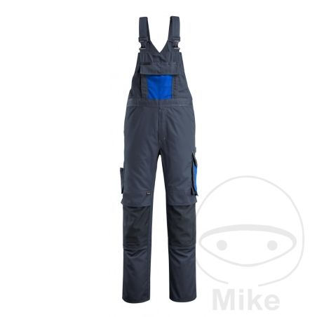 Pantalón con Peto MCT Negro-Azul Talla 44 | Motos Camaral