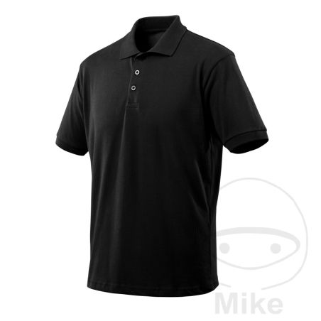 Polo de Trabajo MCT VOLL Negro Talla 4XL | Motos Camaral