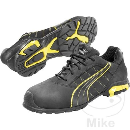 Zapatos de Trabajo S3 GR39 Amsterdam Negro/Amarillo | Motos Camaral