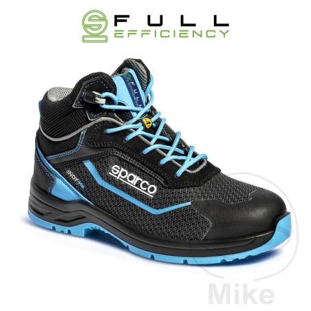 Zapatos de Trabajo S3 SUNNY Negro/Azul Talla 42 | Motos Camaral