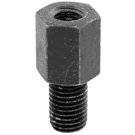 Suplemento altura para retrovisor V PARTS - Macho M8/125 (rosca derecha) / Hembra M8/125 (rosca derecha) - Negro - motoscamaralw