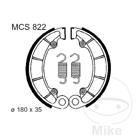 Zapatas de Freno con Muelle TRW | Motos Camaral