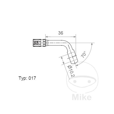 Banjo Vario TYP017 10 mm 70 Dorado | Motos Camaral