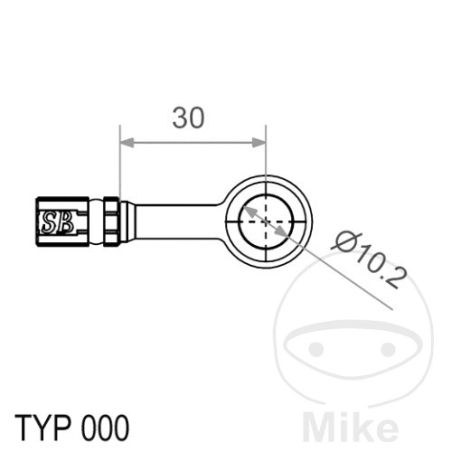 Banjo Vario TYP000 10 mm Negro | Motos Camaral
