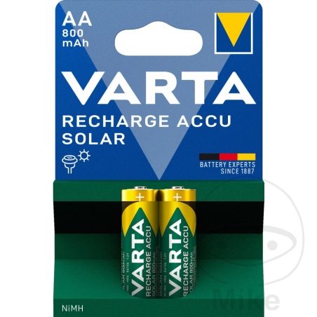 Pila Mignon AA Solar 2 Piezas | Motos Camaral