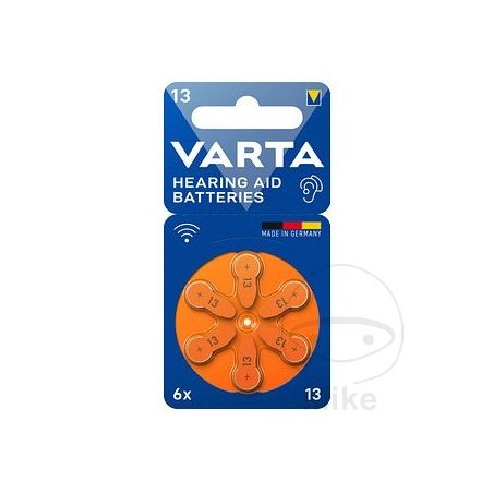 Pila 13 Varta 6 Piezas Hearing Aid PR48 | Varta | Motos Camaral
