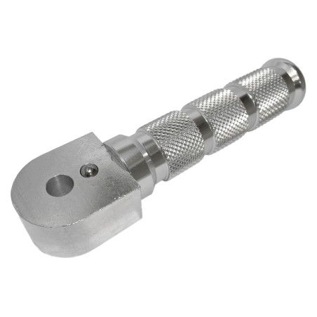 Juego de reposapies TYPHOON Plata V PARTS- motoscamaralweb.com