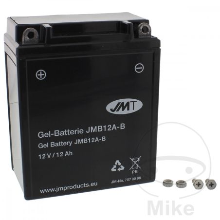 Batería YB12A-B Gel JMT | JMT | Motos Camaral