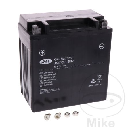 Batería Moto YTX16-BS-1 Gel JMT | Motos Camaral