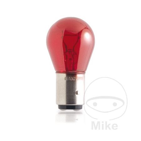 Bombilla 12V 21W BAW15S Rojo | Motos Camaral